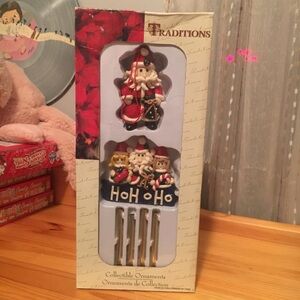 Vintage traditions clay ornaments